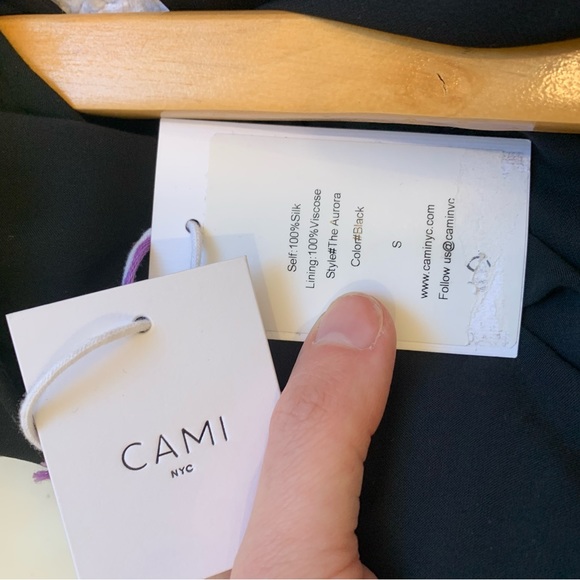 Cami NYC Black Silk Aurora Dress Size S - Picture 5 of 5